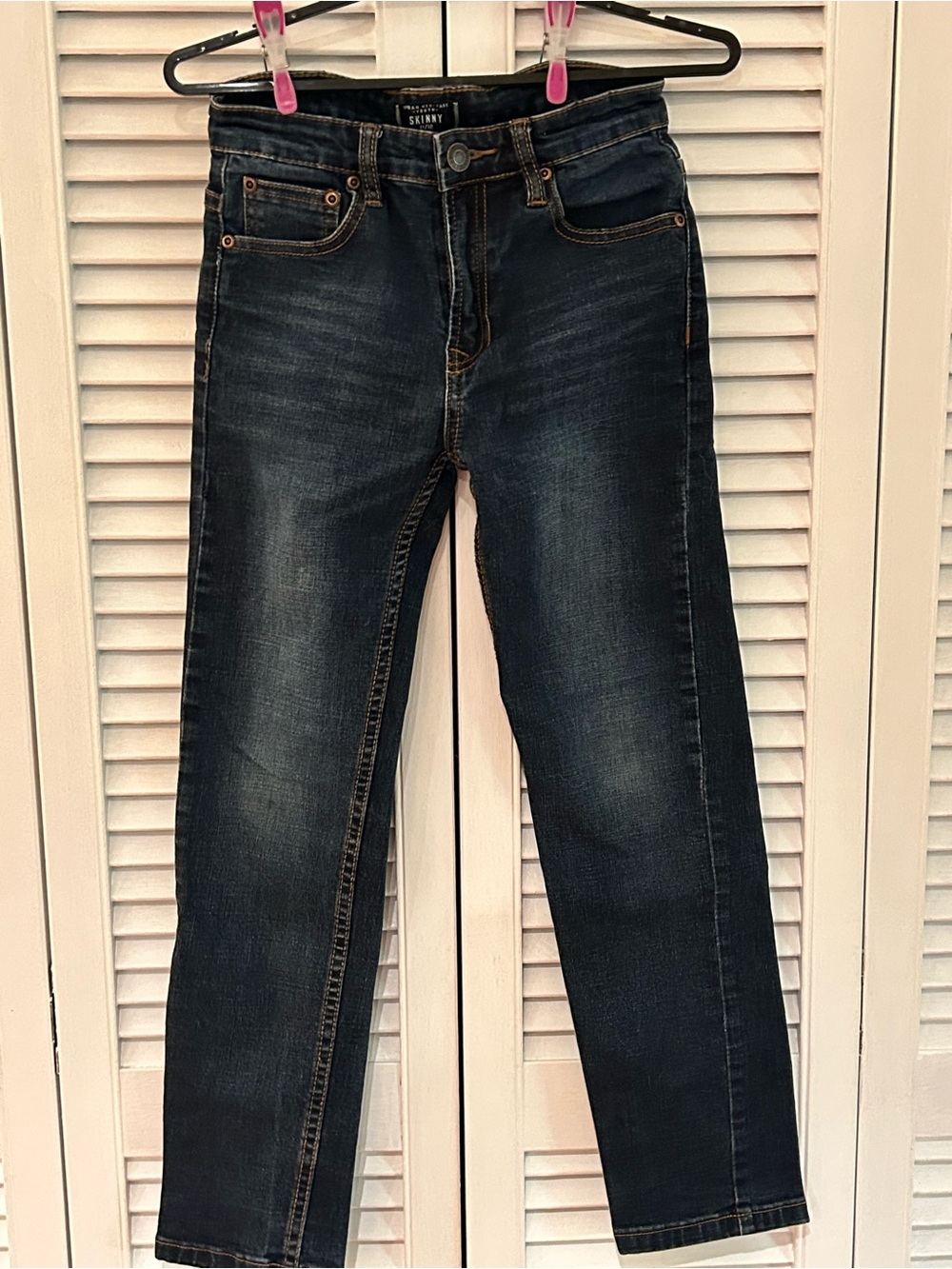 Boys Dark Wash Slim Jeans - Unbranded